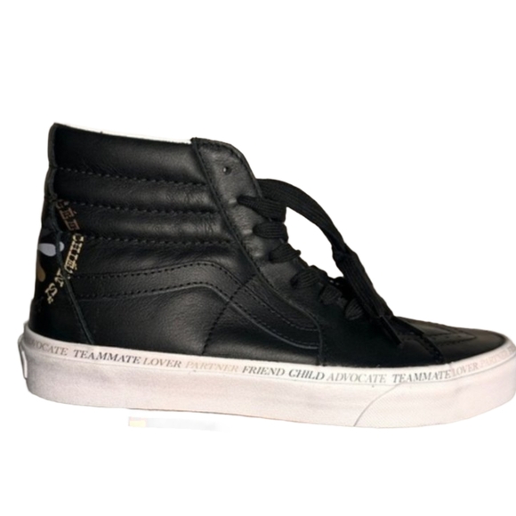 Vans Sk8-Hi 'Divine Energy' High top Sneakers black leather Size 9 - Picture 6 of 16